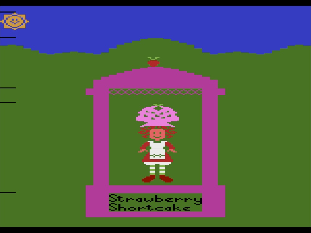 Gameplay of Strawberry Shortcake Musical Match Ups for Atari 2600